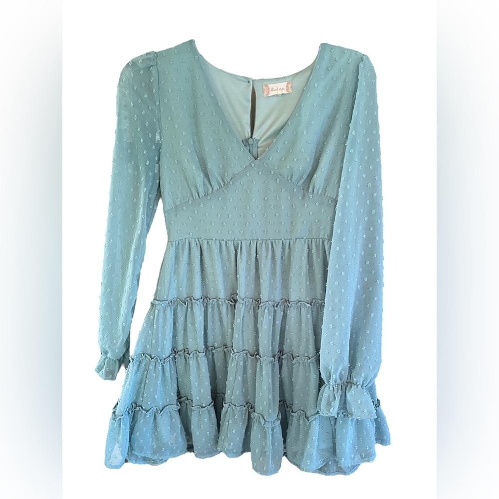 Altar’d State Size Small Aqua Blue Dress - Picture 2 of 4